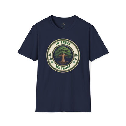 Navy | In Trees We Trust, front view