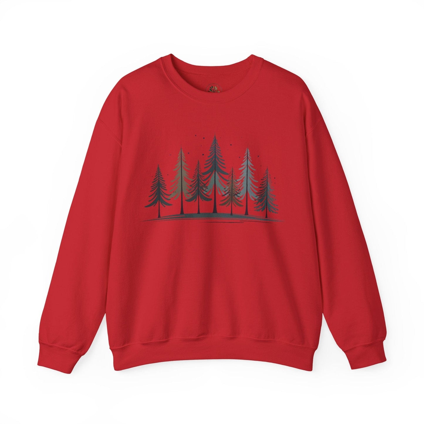 Red | Silent Pines Sweatshirt, front view