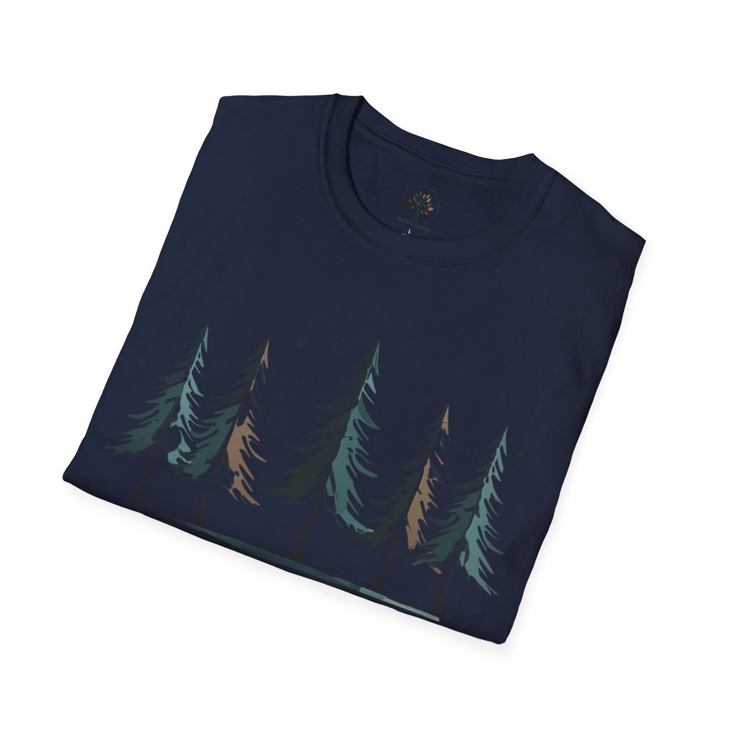 Navy | Evergreen Stillness, folded view