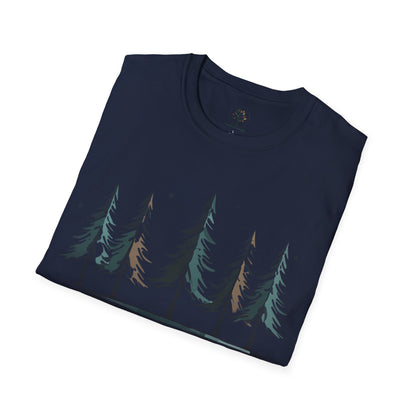 Navy | Evergreen Stillness, folded view