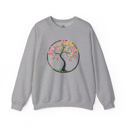 Sport Grey | Joy in Bloom Sweatshirt, front view