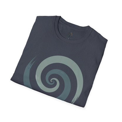 Heather Navy | Spiral, folded view