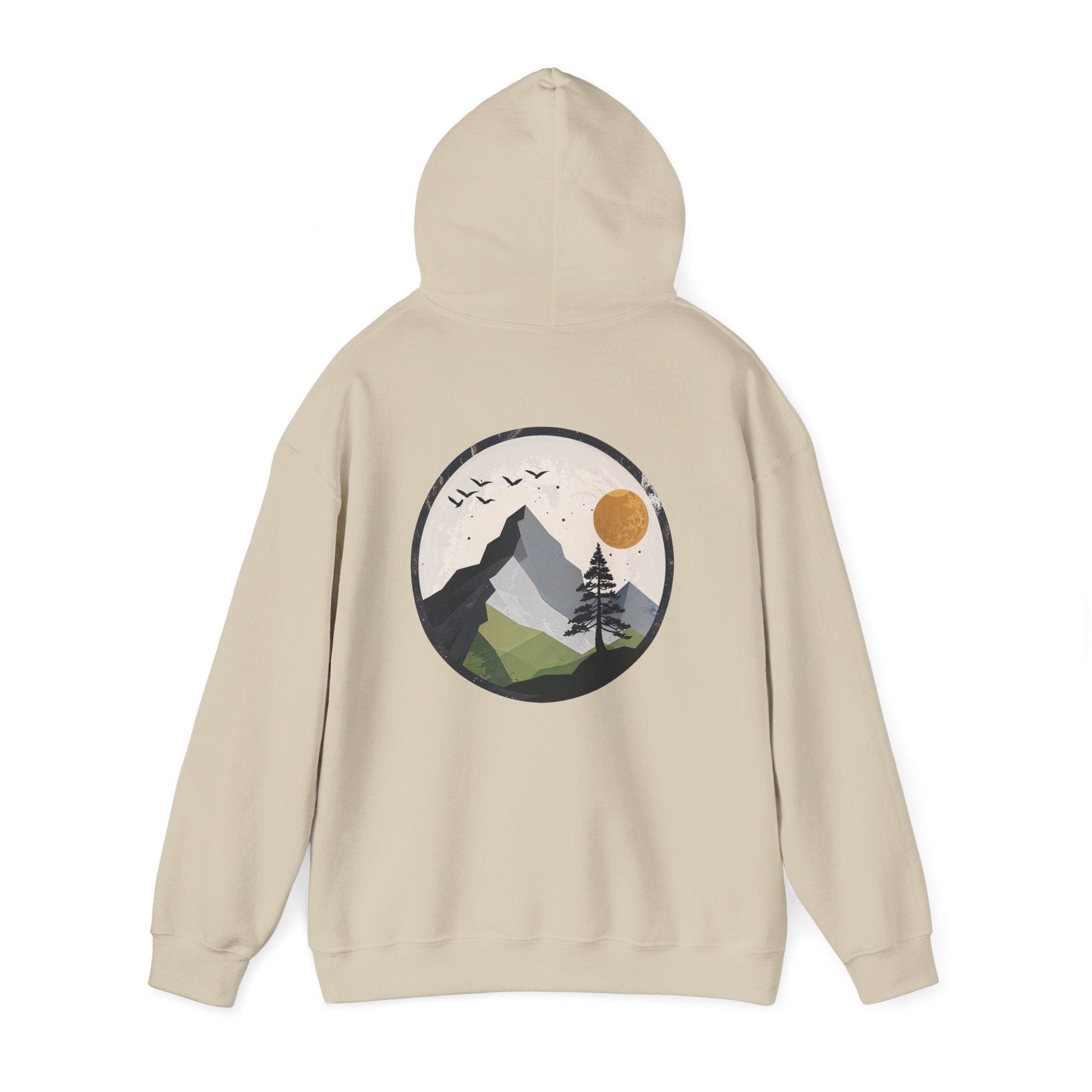 Heather Navy | Whispering Heights Hoodie, back view 2