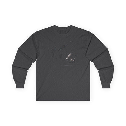 Dark Heather | Autumn Drift Long Sleeve Tee, front view
