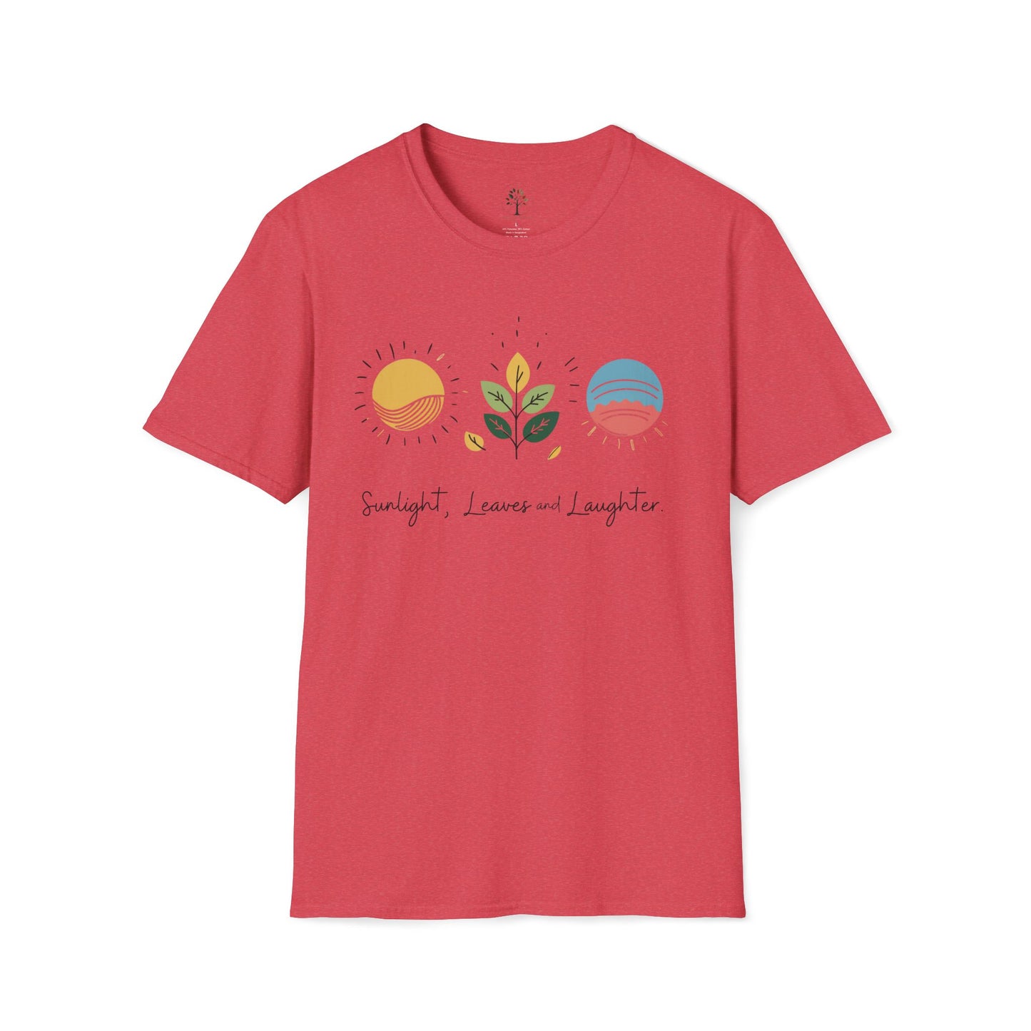 Heather Red | Sunlight, Leaves, and Laughter, front view