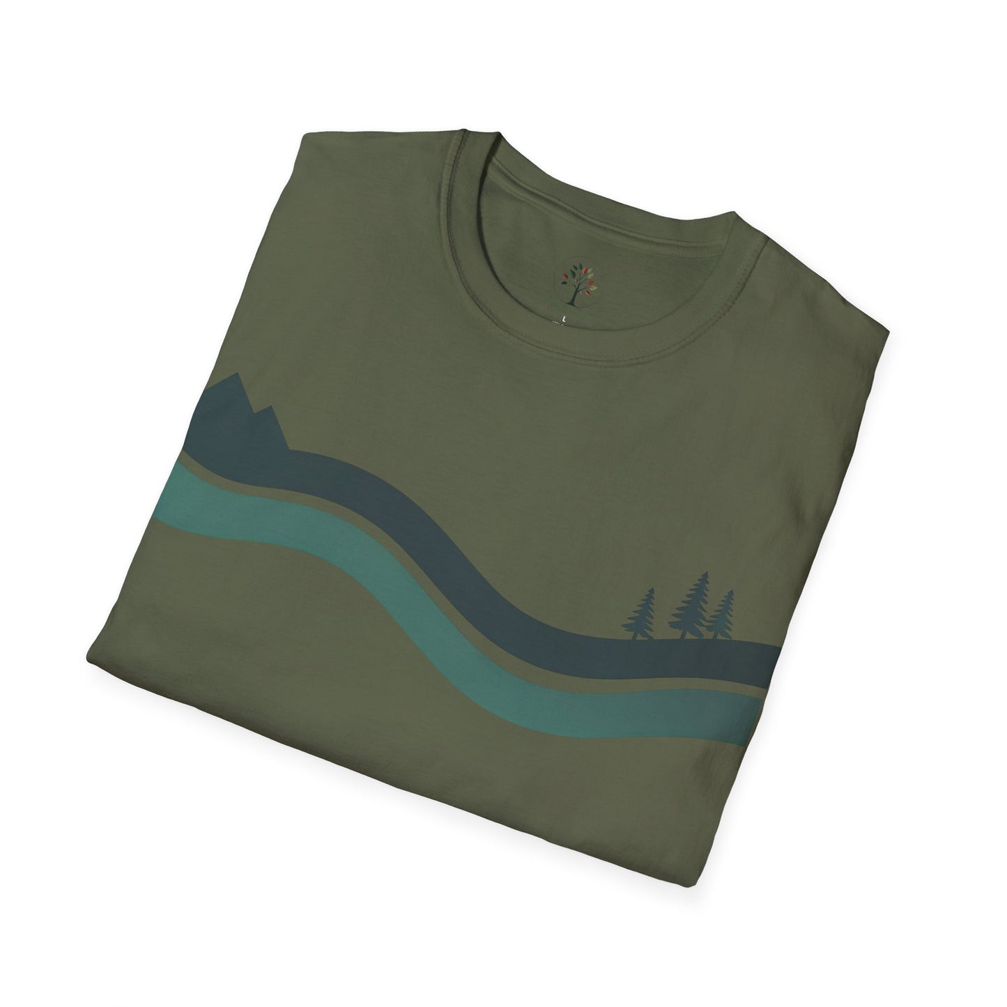 Military Green | River, folded view