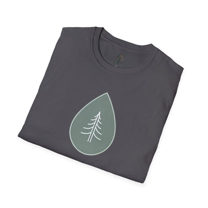 Charcoal | Calm Drop, folded view
