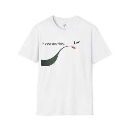 White | Keep Moving, front view