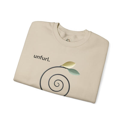Sand | Unfurl Sweatshirt, folded view