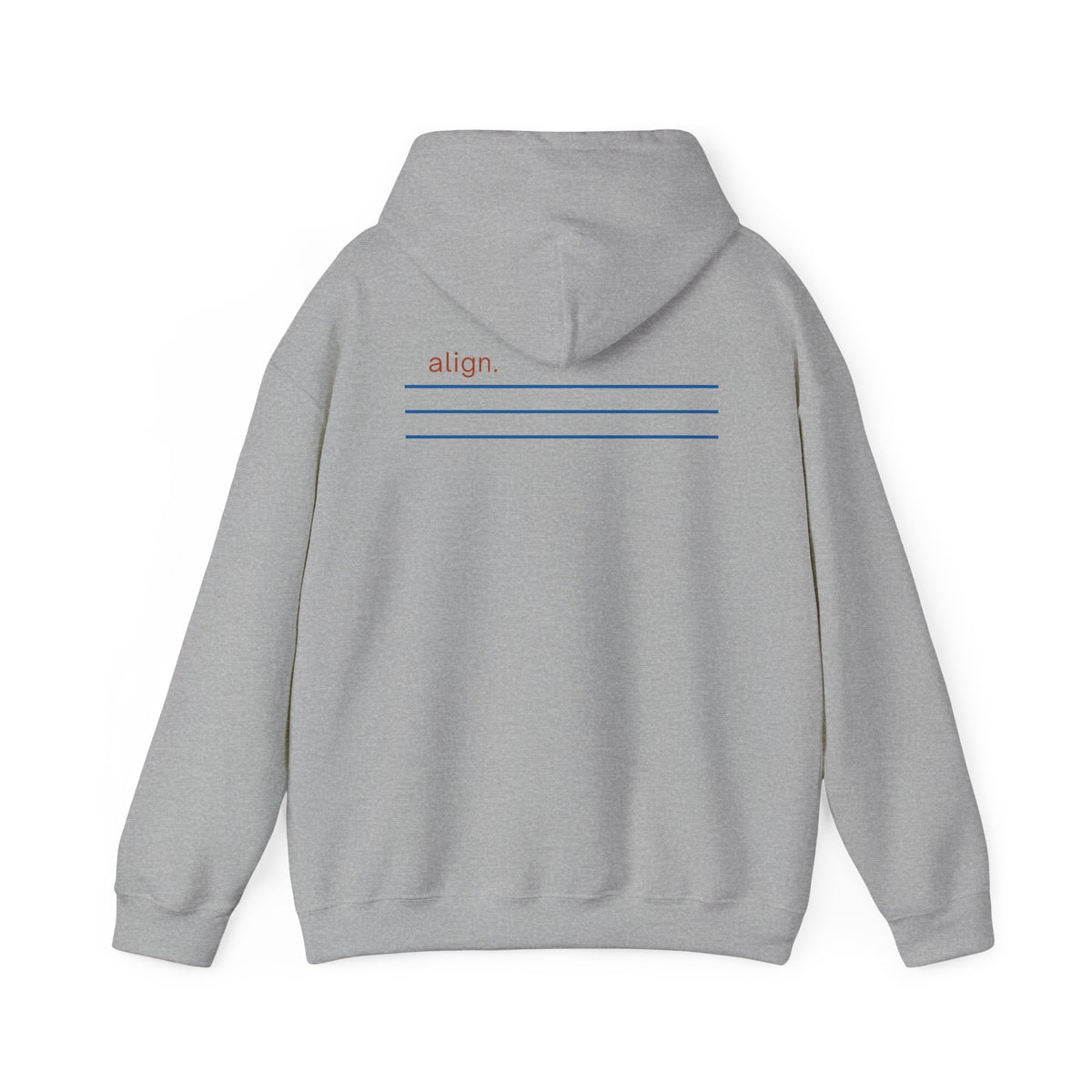 Sport Grey | Align Hoodie, back design view