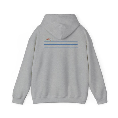 Sport Grey | Align Hoodie, back design view