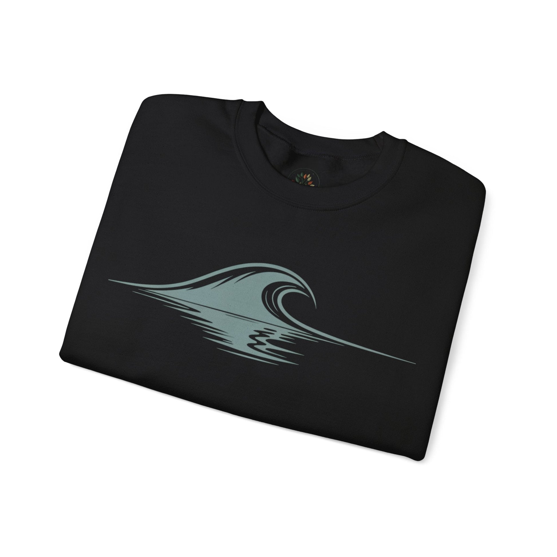 Black | Drifted Sweatshirt, folded view