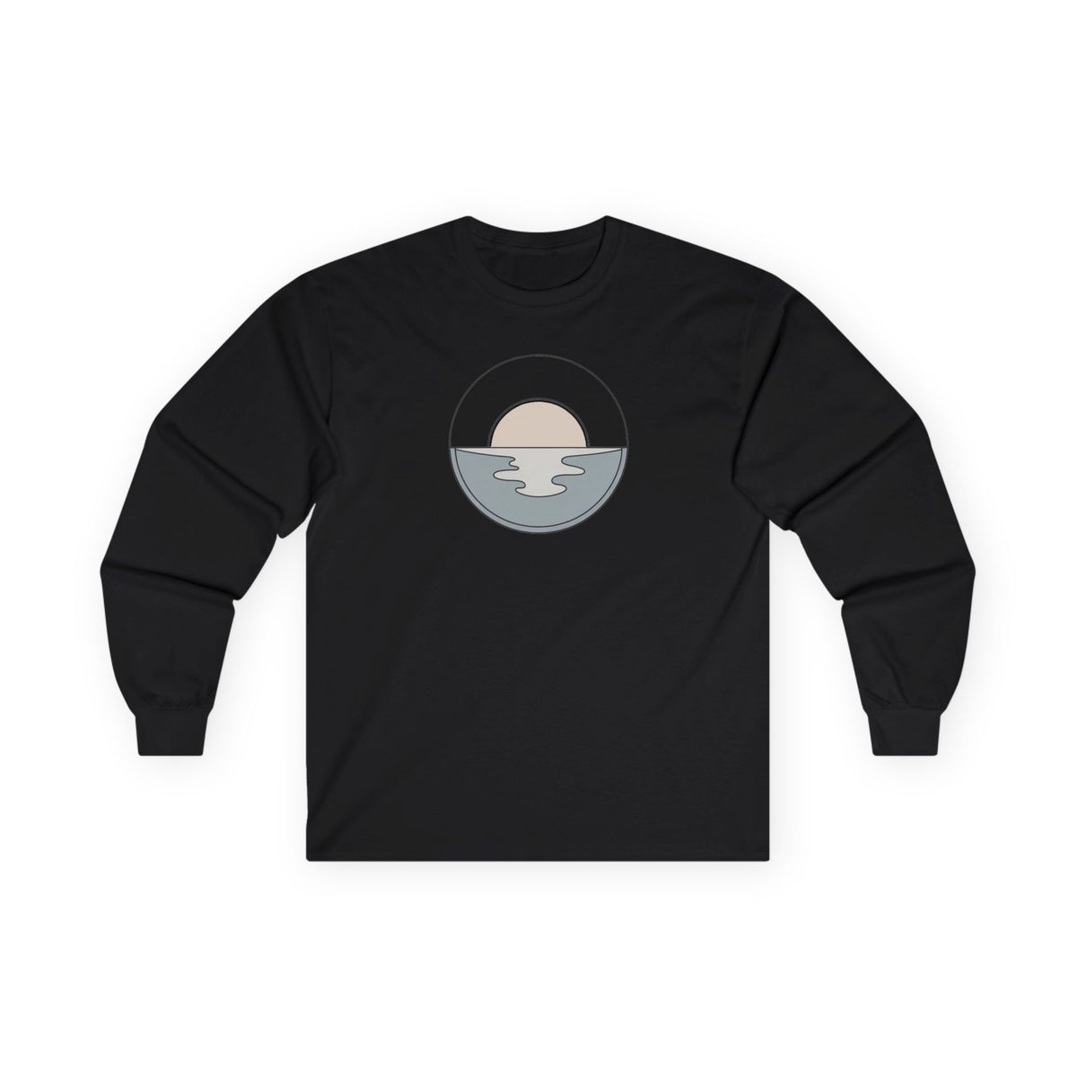 Black | Dawn Long Sleeve Tee, front view