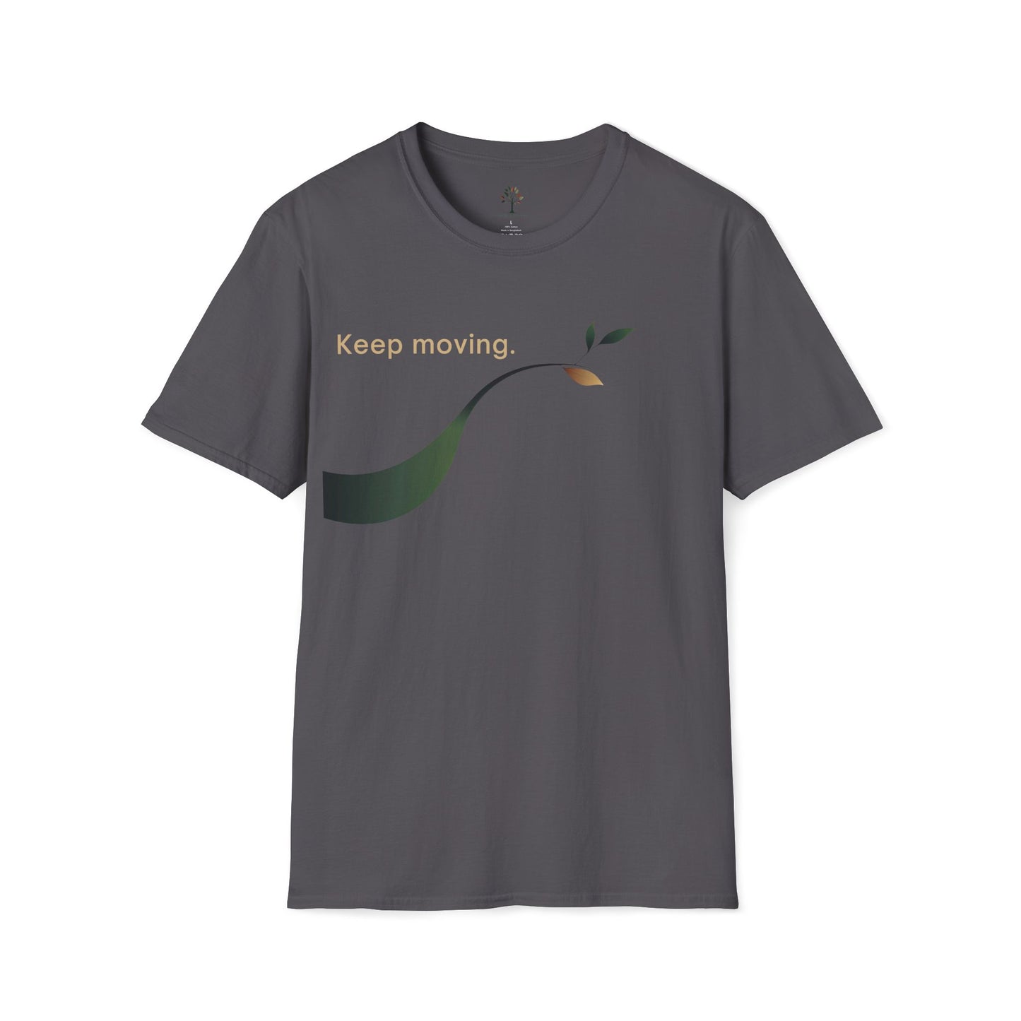 Charcoal | Keep Moving, front view