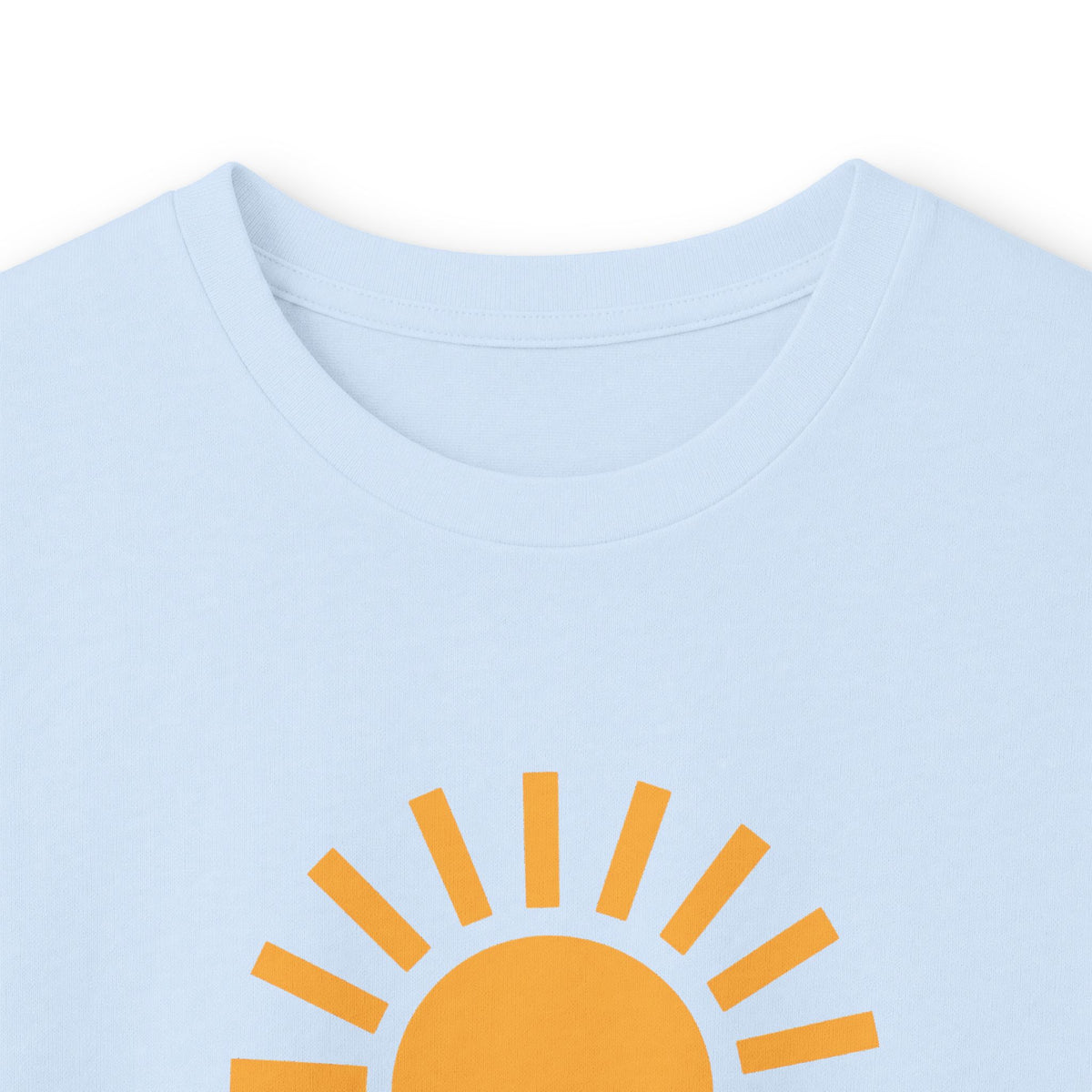 Light Blue | Solstice Long Sleeve Tee, folded view