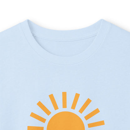 Light Blue | Solstice Long Sleeve Tee, folded view
