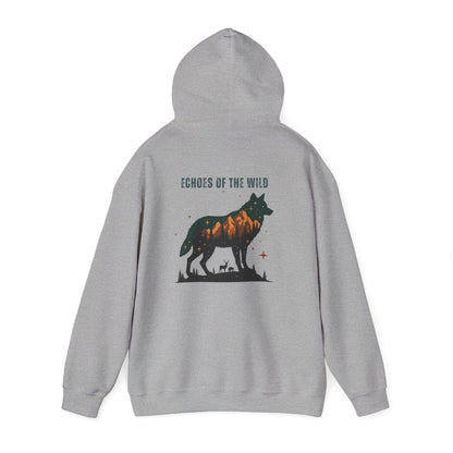 Sport Grey | Echoes of the WIld Hoodie, back view 2