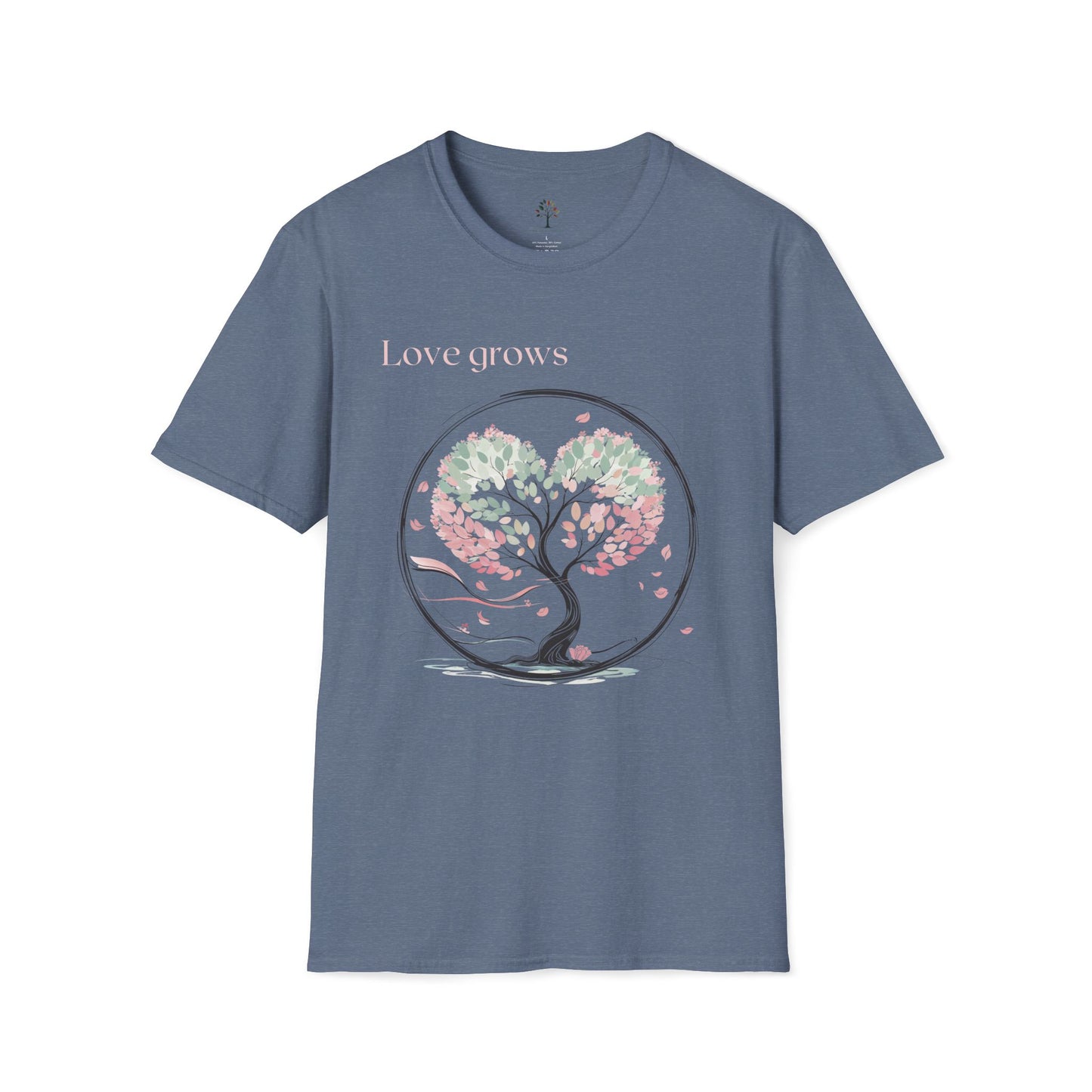Heather Indigo | Love grows, front view