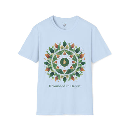Light Blue | Grounded in Green, front view