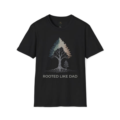 Black | Rooted like Dad, front view