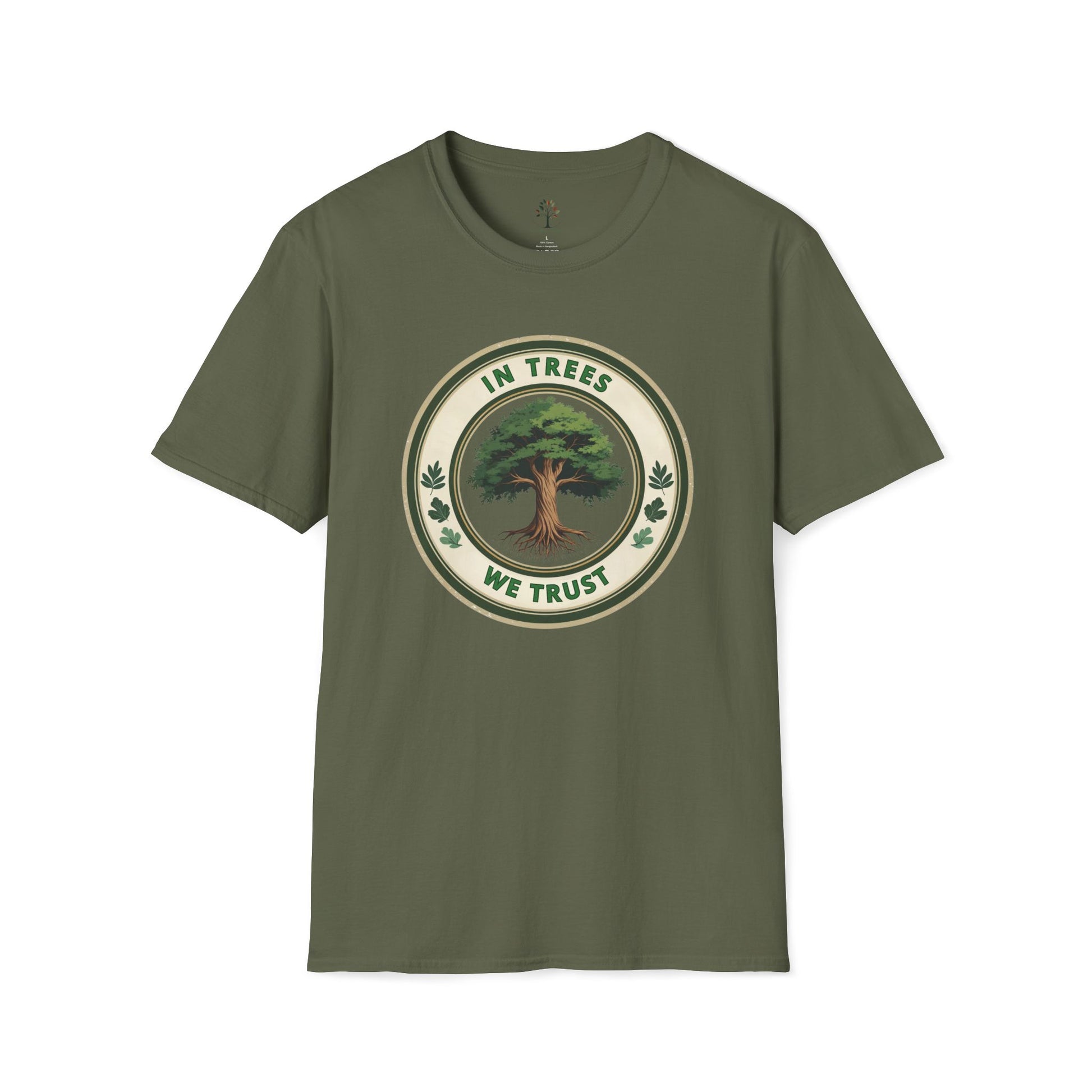 Military Green | In Trees We Trust, front view