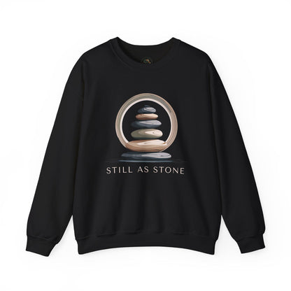 Black | Still as Stone Sweatshirt, front view