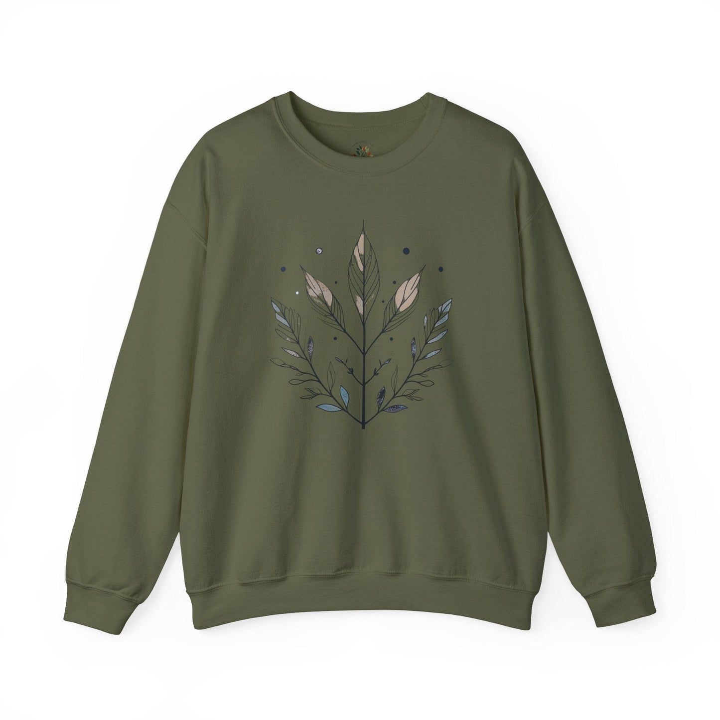 Military Green | Olive Grace Sweatshirt, front view
