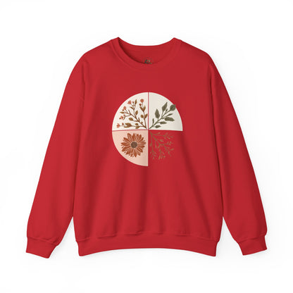 Red | Turn Sweatshirt, front view