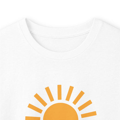 White | Solstice Long Sleeve Tee, folded view