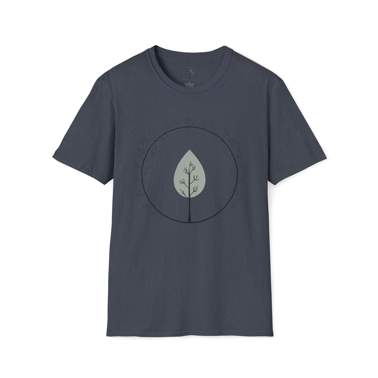 Heather Navy | Leaf of Life, front view