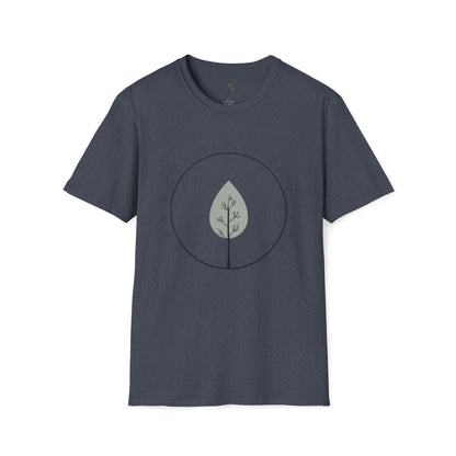 Heather Navy | Leaf of Life, front view