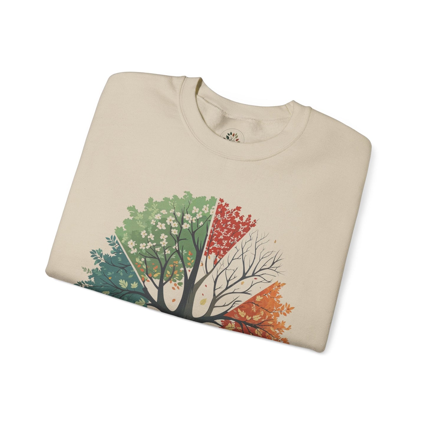 Sand | Life in Cycles Sweatshirt, folded view