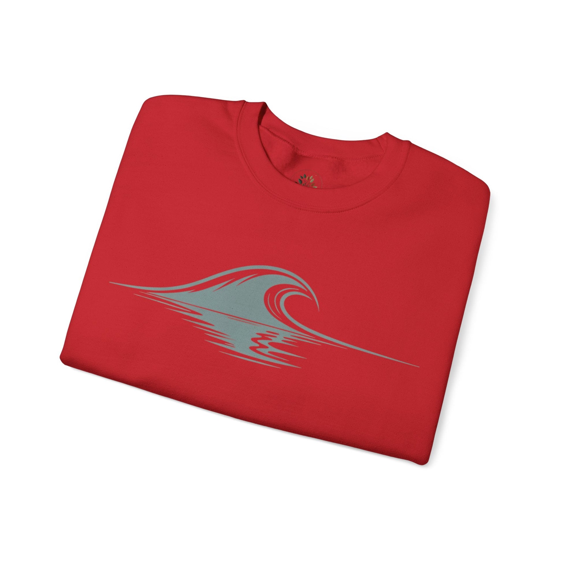 Red | Drifted Sweatshirt, folded view