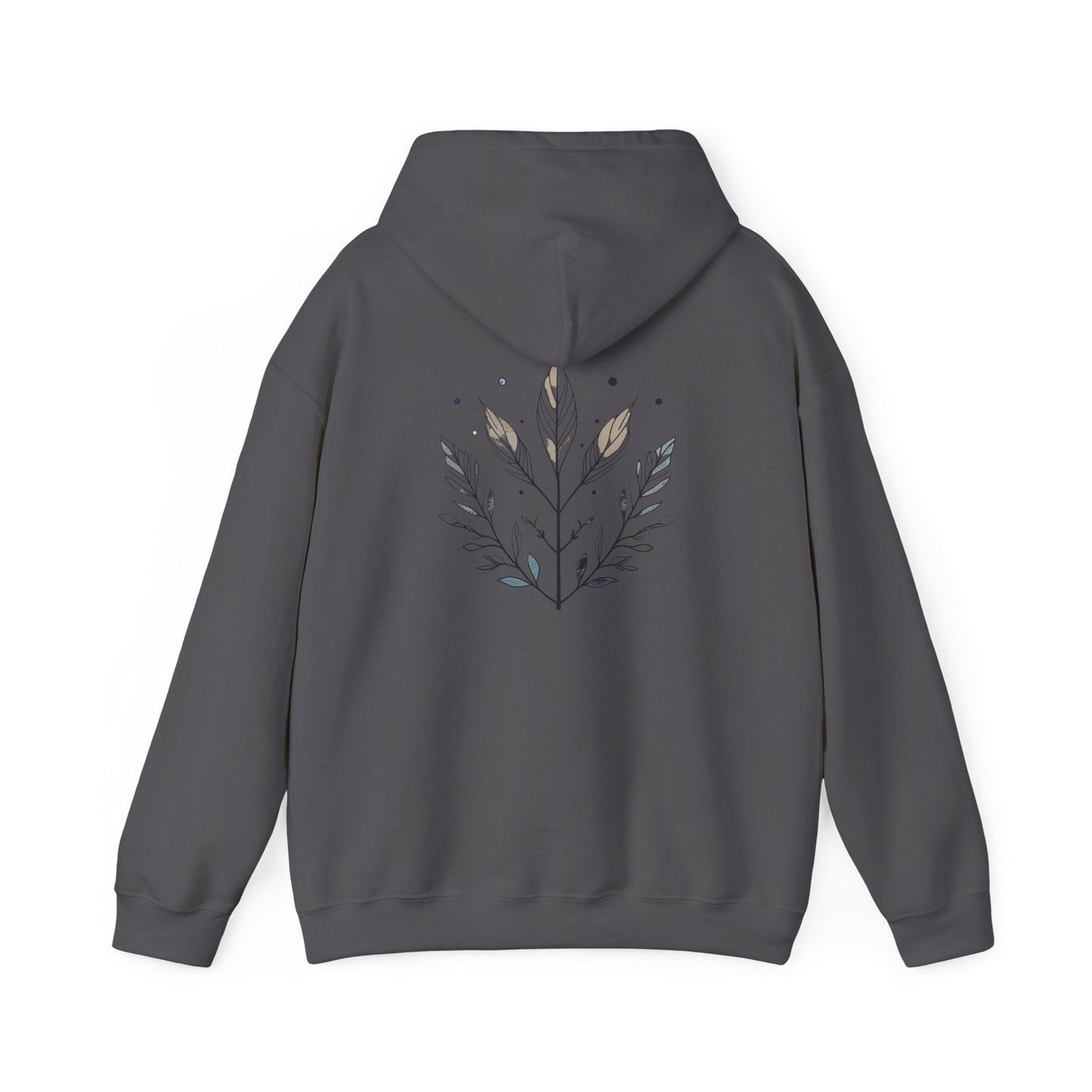 Charcoal | Olive Grace Hoodie, back design view