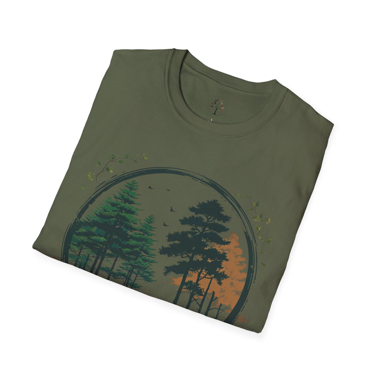 Military Green | Beneath the Stilll Canopy, folded view
