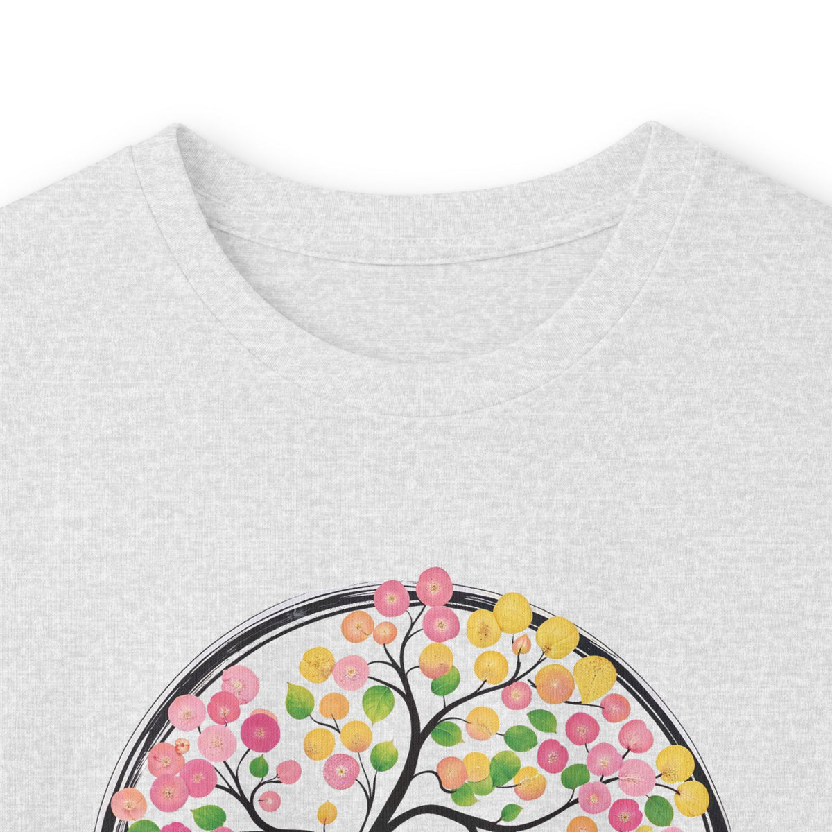 Ash | Joy in Bloom Long Sleeve Tee, folded view