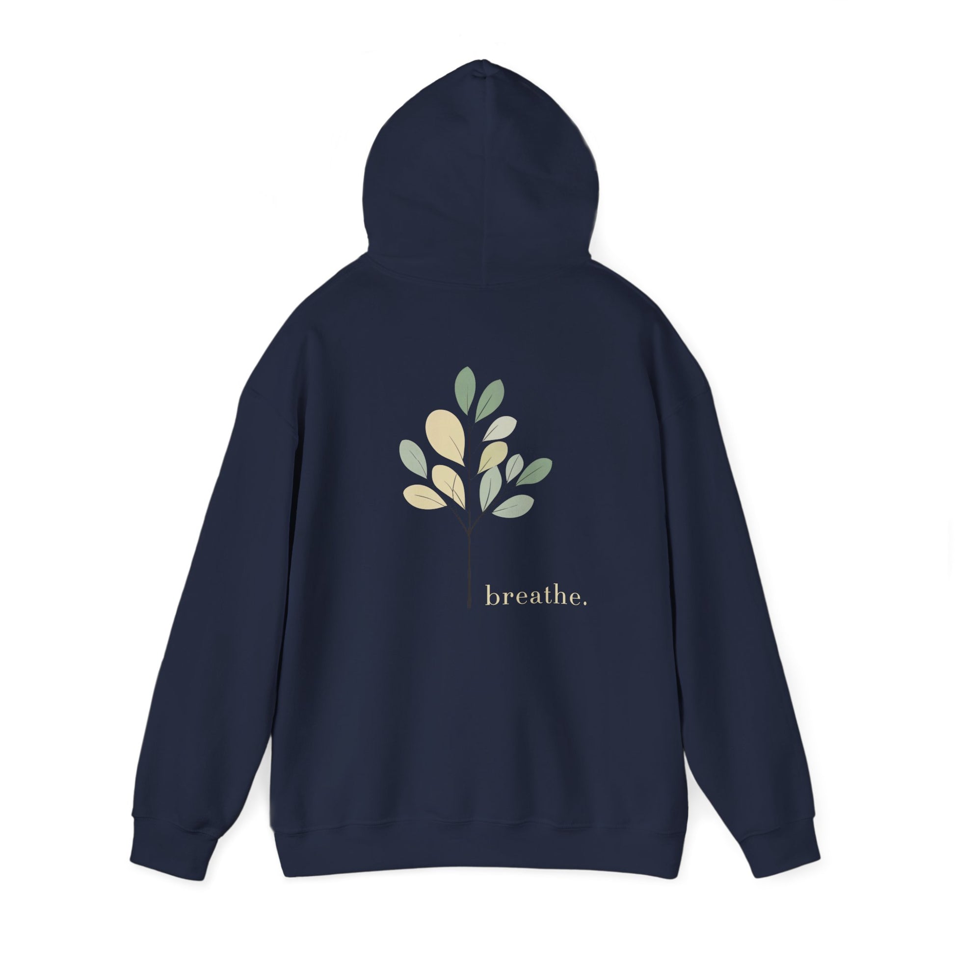 Navy | Breathe Hoodie, back view 2