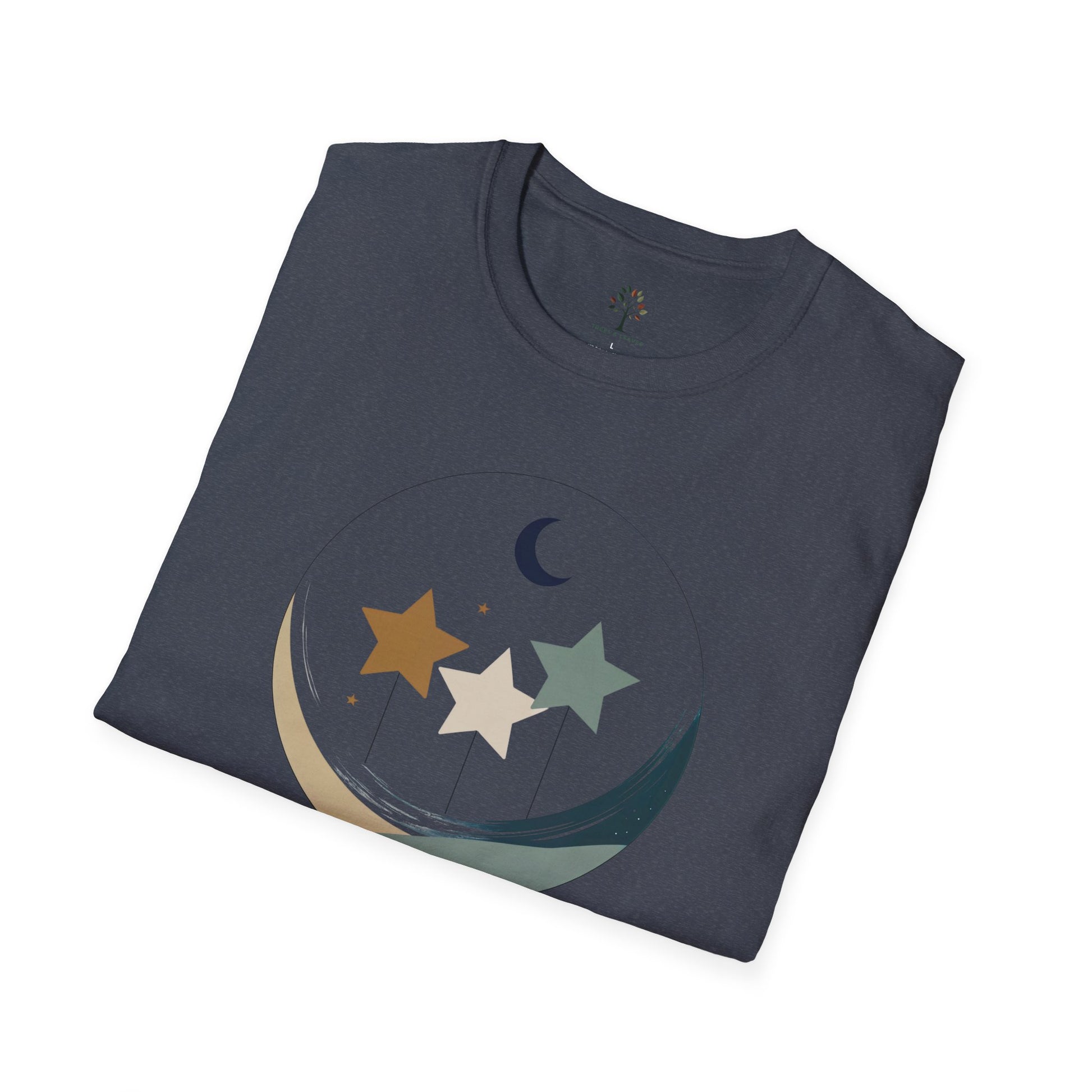 Heather Navy | Rest, folded view