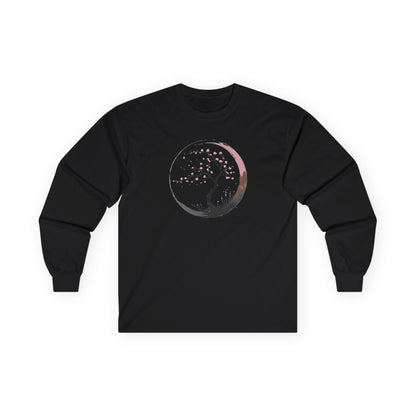 Black | Sakura Silence Long Sleeve Tee, front view