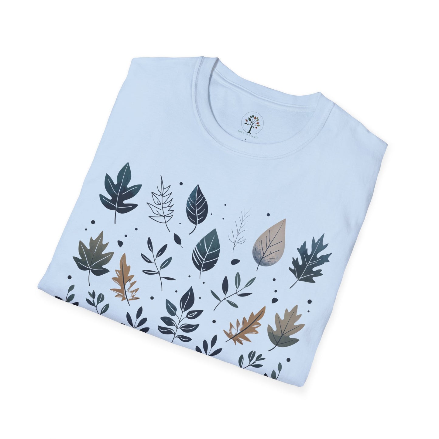 Light Blue | Botanical Harmony, folded view