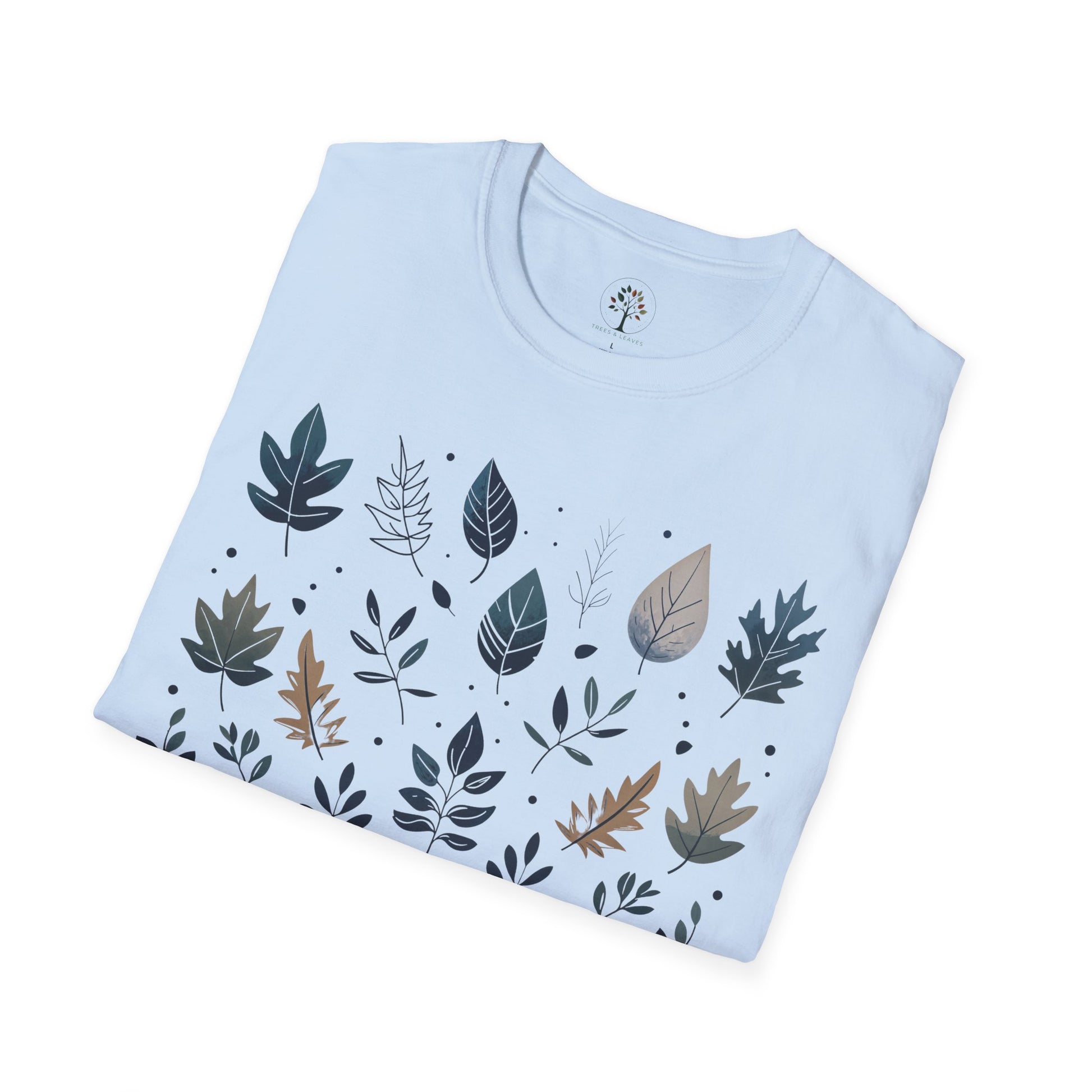 Light Blue | Botanical Harmony, folded view