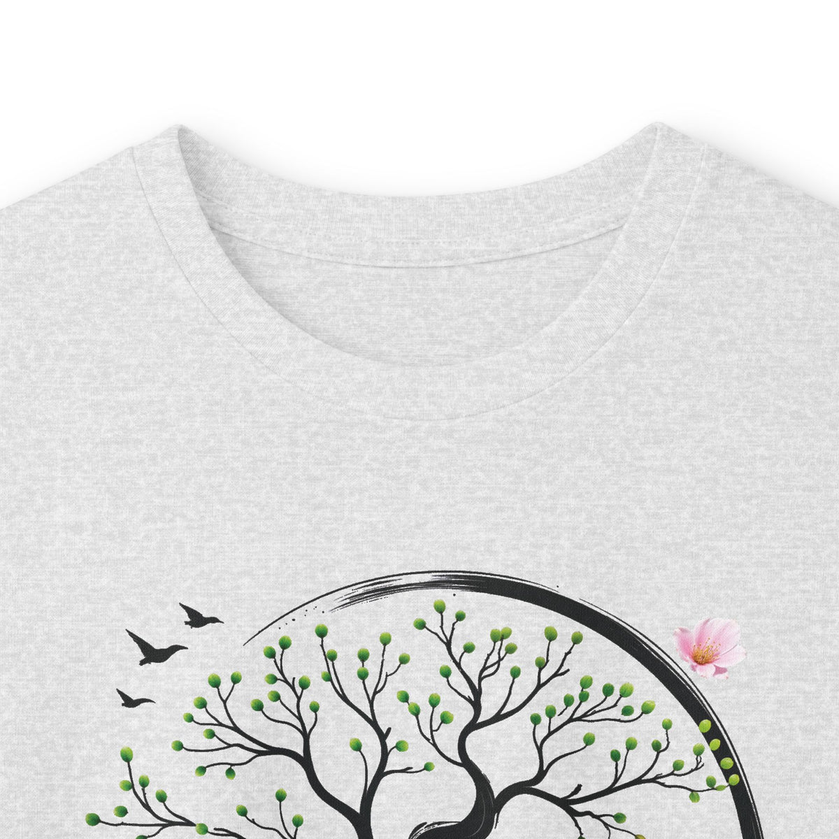 Ash | Unfolding Grace Long Sleeve Tee, folded view