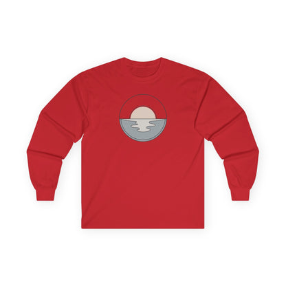Red | Dawn Long Sleeve Tee, front view