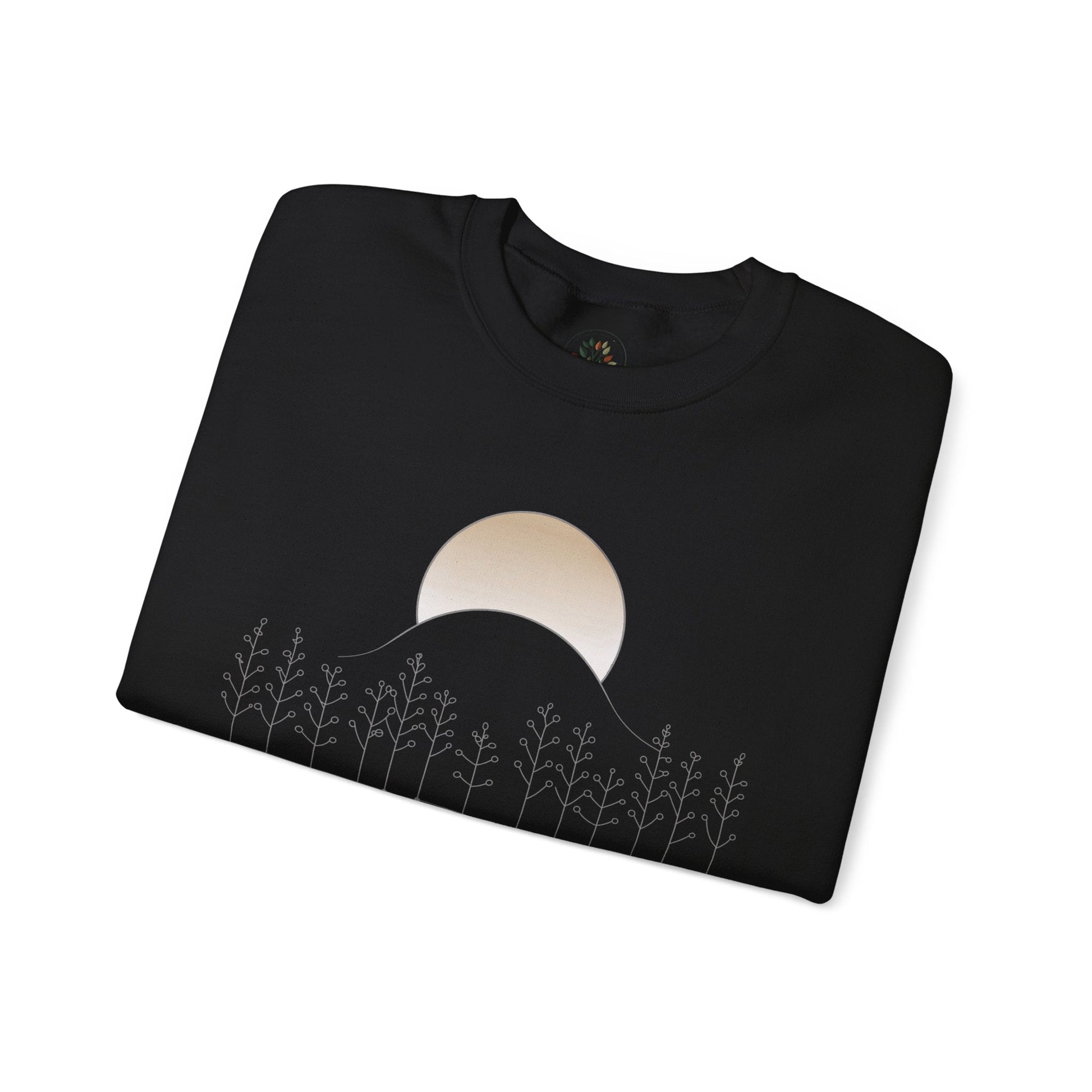 Black | Into the Wild Sweatshirt, folded view