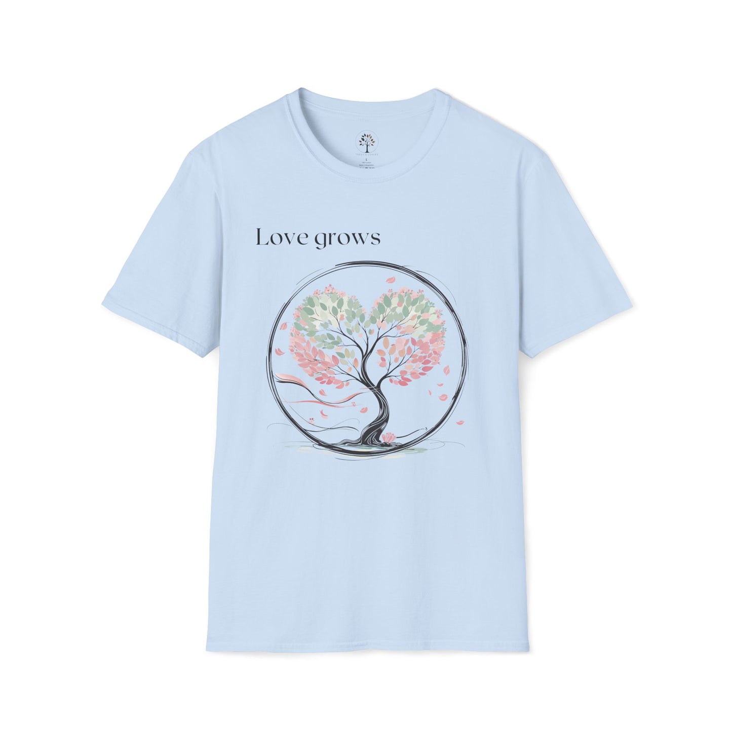 Light Blue | Love grows, front view