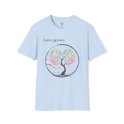 Light Blue | Love grows, front view