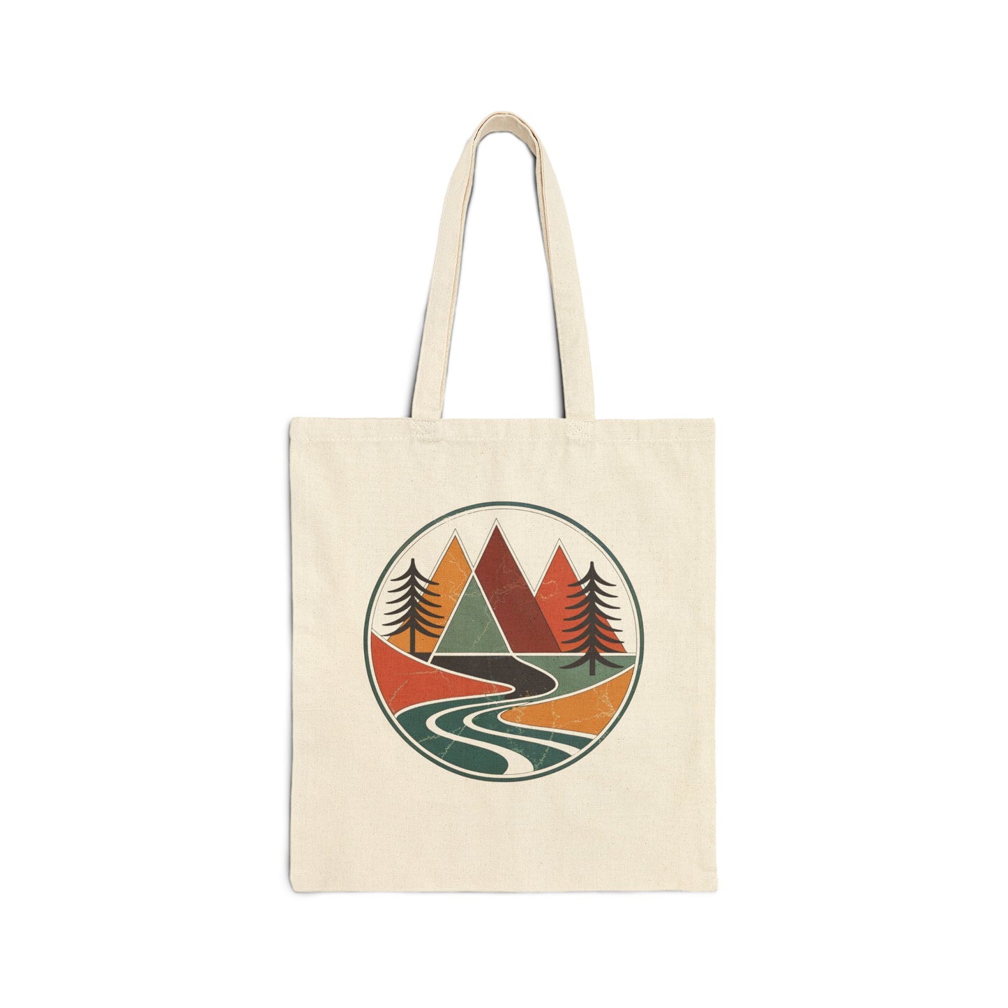 Retro Horizon Tote Bag