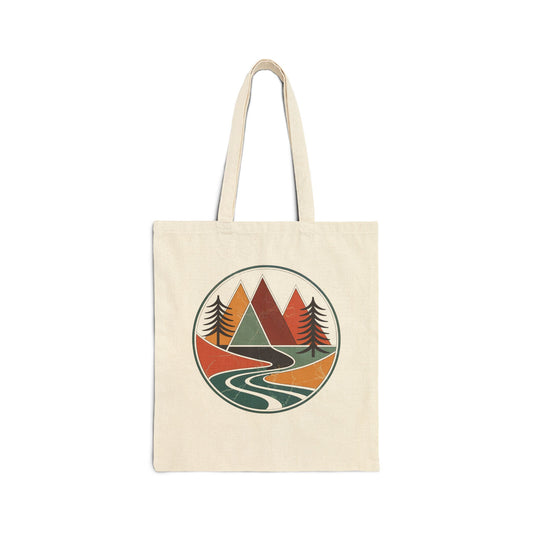 Retro Horizon Tote Bag