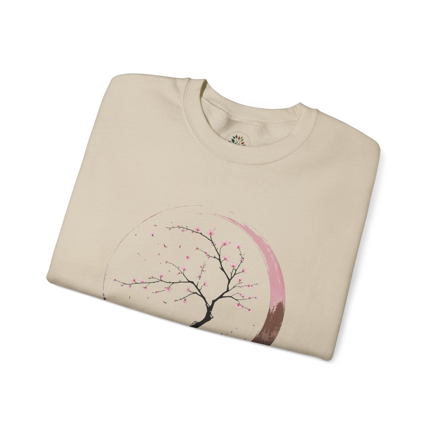 Sand | Sakura Silence Sweatshirt, folded view