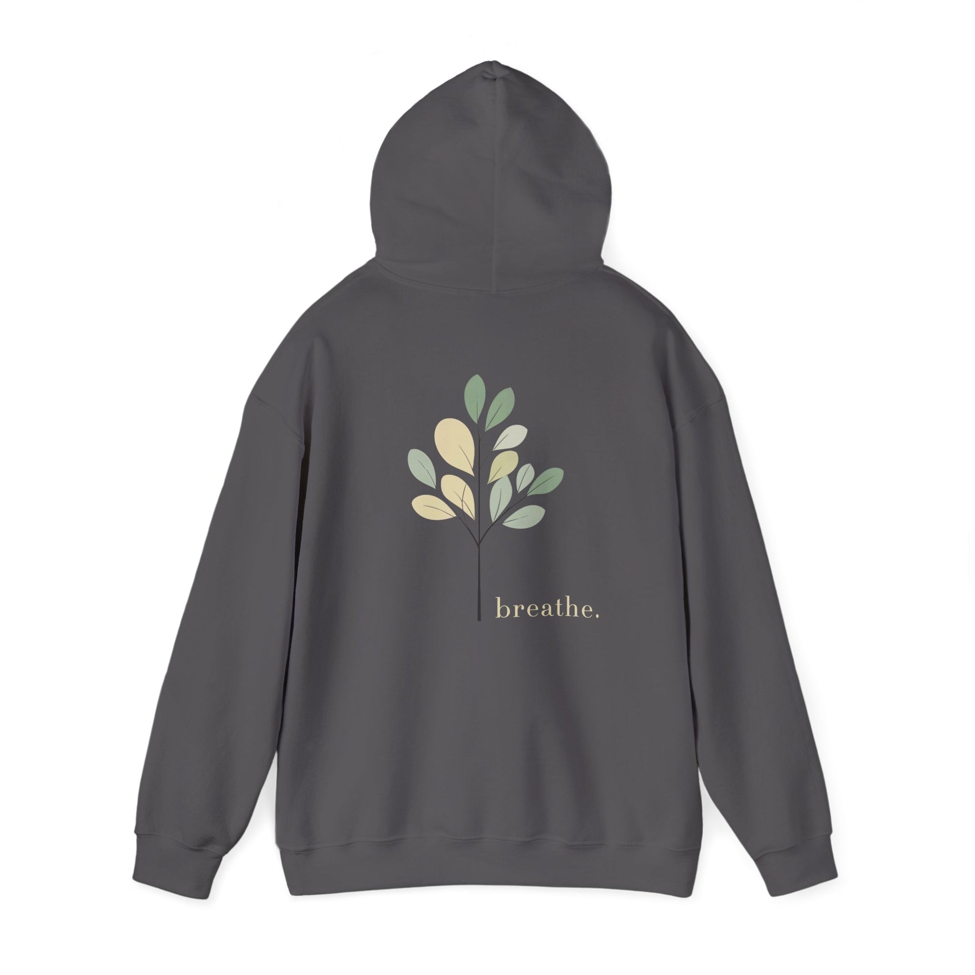 Charcoal | Breathe Hoodie, back view 2